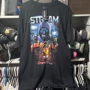 Black Graphic Tee - Short Sleeve